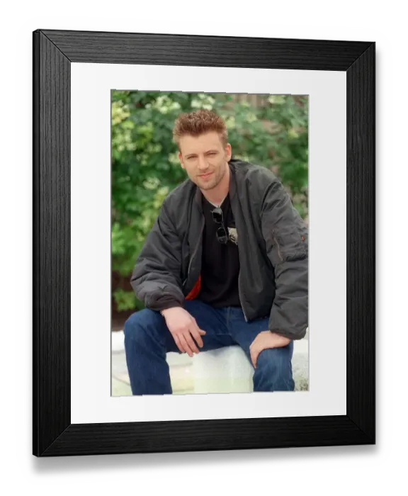 Framed Print : Callum Keith Renie actor March 1998 from the TV Series Due South who plays Framed Print : Callum Keith Renie actor March 1998 from the TV Series Due South who plays
