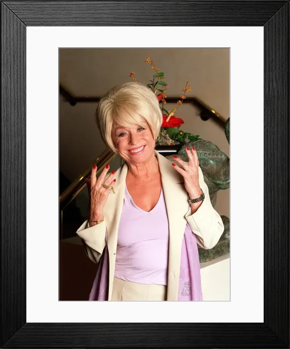 Framed Print : Barbara Windsor Actress October 1998 Framed Print : Barbara Windsor Actress October 1998
