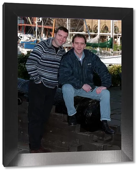Nick Berry Actor December 97 With fellow actor and star of Eastenders Todd Carty