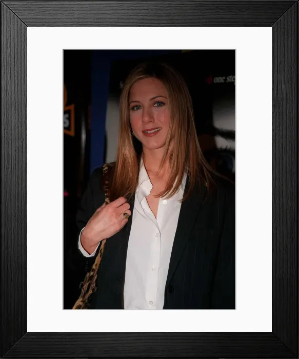 Framed Print : Jennifer Aniston Actress April 1998 Framed Print : Jennifer Aniston Actress April 1998
