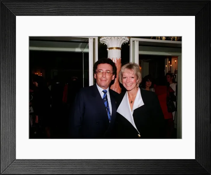 Framed Print : Robert Powell Actor October 97 Attending a charity fashion lunch with his wife Babs Framed Print : Robert Powell Actor October 97 Attending a charity fashion lunch with his wife Babs