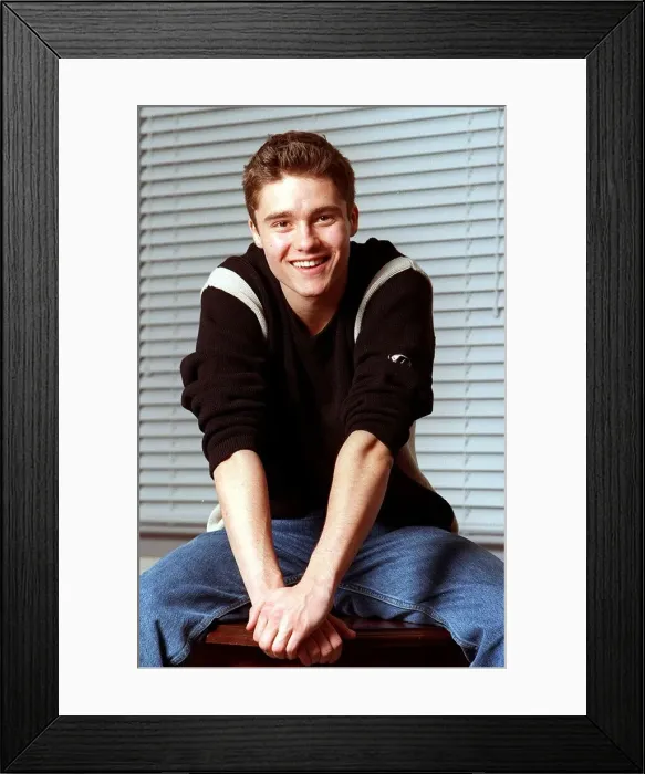 Framed Print : Ben Freeman actor in Emmerdale March 1998 Framed Print : Ben Freeman actor in Emmerdale March 1998