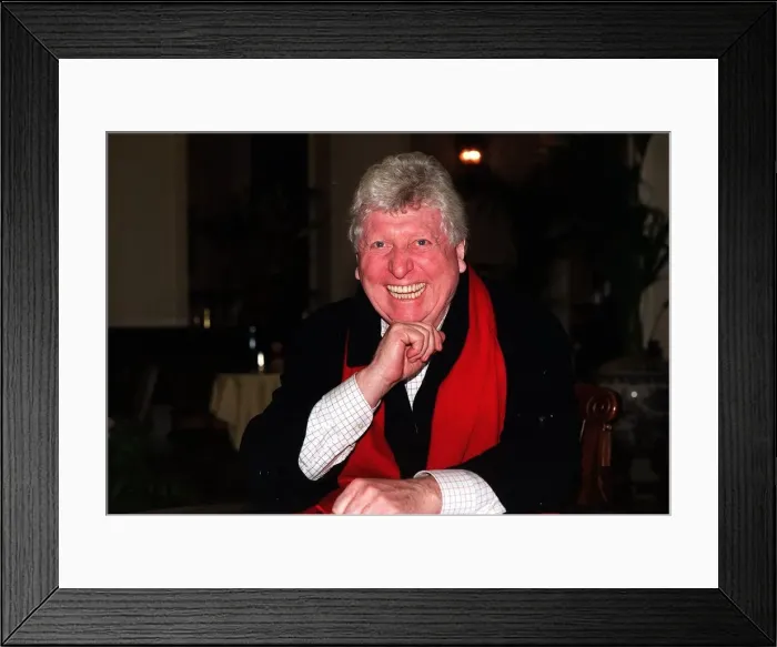 Framed Print : Tom Baker British actor December 1998 former Dr Who in Television series Framed Print : Tom Baker British actor December 1998 former Dr Who in Television series