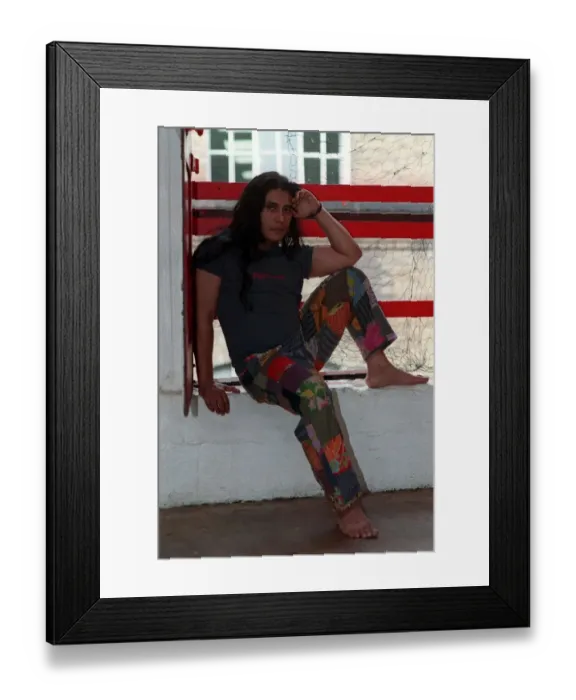 Framed Print : Ramon Tikaram, actor who star sin the BBC 2 television series This Life