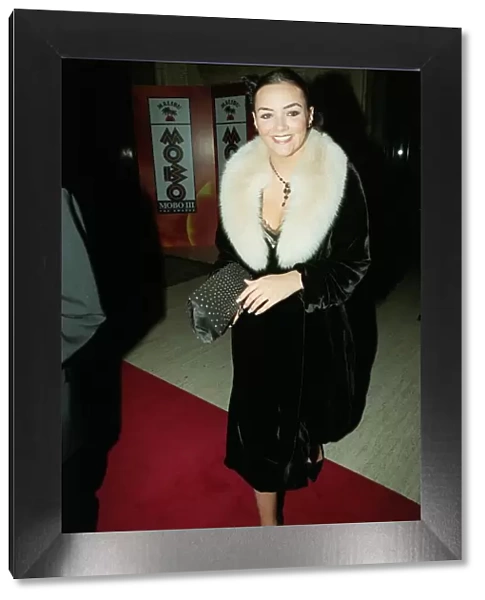 Martin McCutcheon Actress  /  Singer October 98 Arriving for the MOBO Awards at