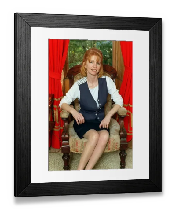 Framed Print : Jane Asher actress and cake maker