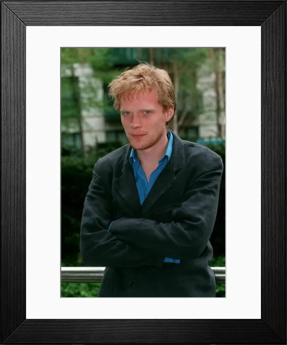 Framed Print : Paul Bettany Actor April 1998 Who is staring in Linda La Plante