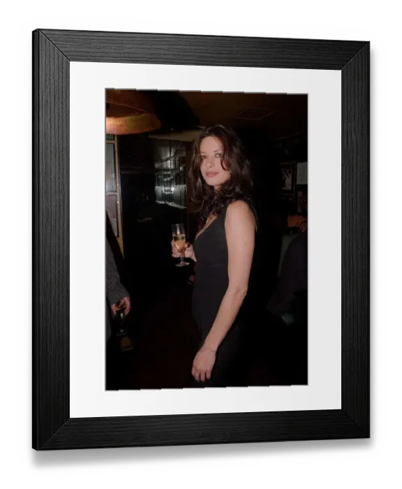 Framed Print : Catherine Zeta Jones actress July 1998 arriving at the 6th birthday party of his Sticky Framed Print : Catherine Zeta Jones actress July 1998 arriving at the 6th birthday party of his Sticky