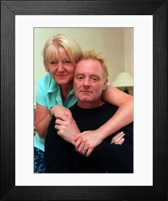 Framed Print : Bruce Jones actor who plays Les battersby August 1998 in television programme