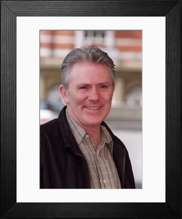Framed Print : John McArdle Actor May 98 Who will be staring in Out Of Hours a new medical drama