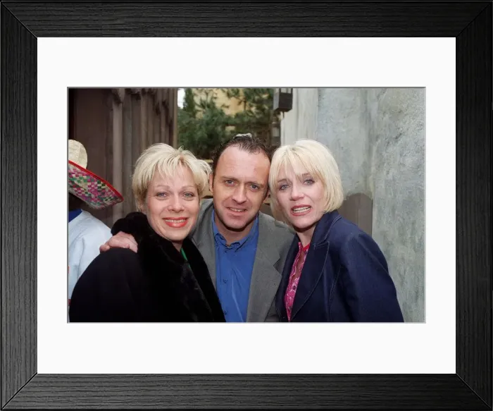 Framed Print : Michelle Collins Actress April 98 At chessington to open the new Rattlesnake ride Framed Print : Michelle Collins Actress April 98 At chessington to open the new Rattlesnake ride