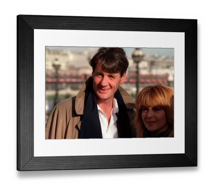 Framed Print : Michael Palin actor Toyah Wilcox singer actress Feb 90 attending the Children