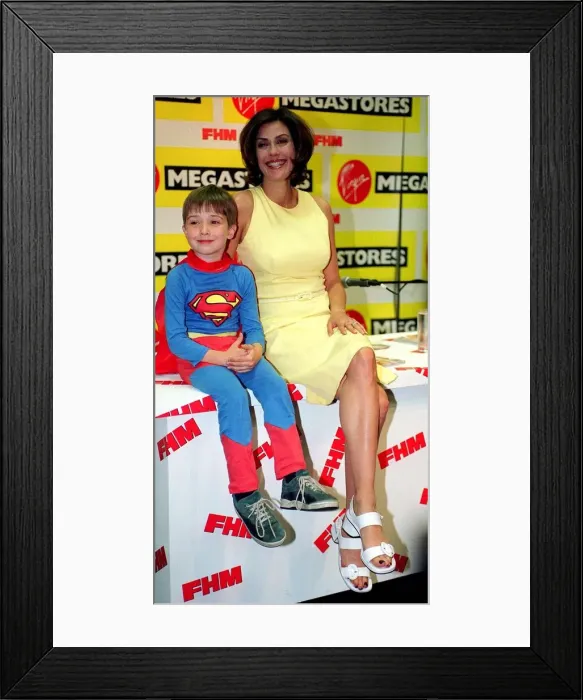 Framed Print : Actress Teri Hatcher best known for her role as Lois Laine in the TV Series Superman