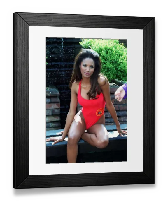 Framed Print : Traci Bingham Actress who stars in Baywatch as Jordan Framed Print : Traci Bingham Actress who stars in Baywatch as Jordan