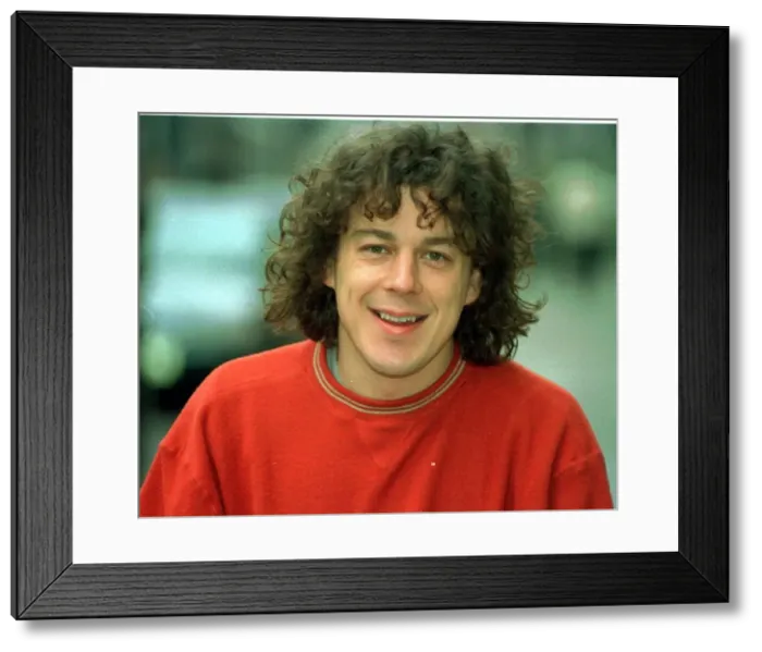Framed Print : Alan Davies actor January 1998 At a photocall in London to announce the second Framed Print : Alan Davies actor January 1998 At a photocall in London to announce the second