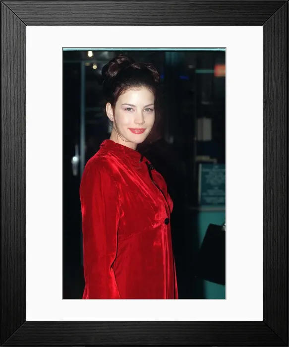Framed Print : Liv Tyler Actress at film premiere of That Thing You Do Framed Print : Liv Tyler Actress at film premiere of That Thing You Do
