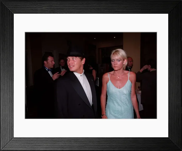 Framed Print : Michelle Collins Actress September 98 Eastenders actress arriving at the TV Quick
