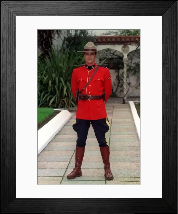 Framed Print : Paul Gross actor as Constable Benton Fraser March 1998 of the Royal Canadian Framed Print : Paul Gross actor as Constable Benton Fraser March 1998 of the Royal Canadian
