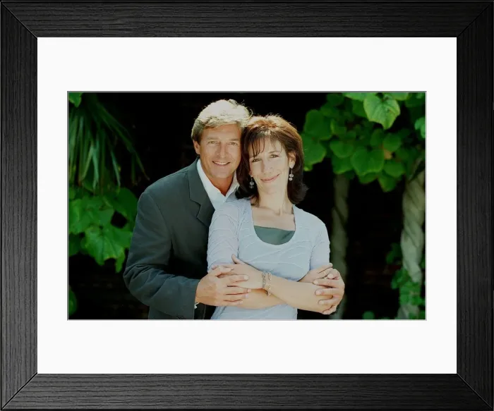 Framed Print : Nigel Havers Actor and Jane Gurnett Actress August 1998 stars of the new series of Framed Print : Nigel Havers Actor and Jane Gurnett Actress August 1998 stars of the new series of