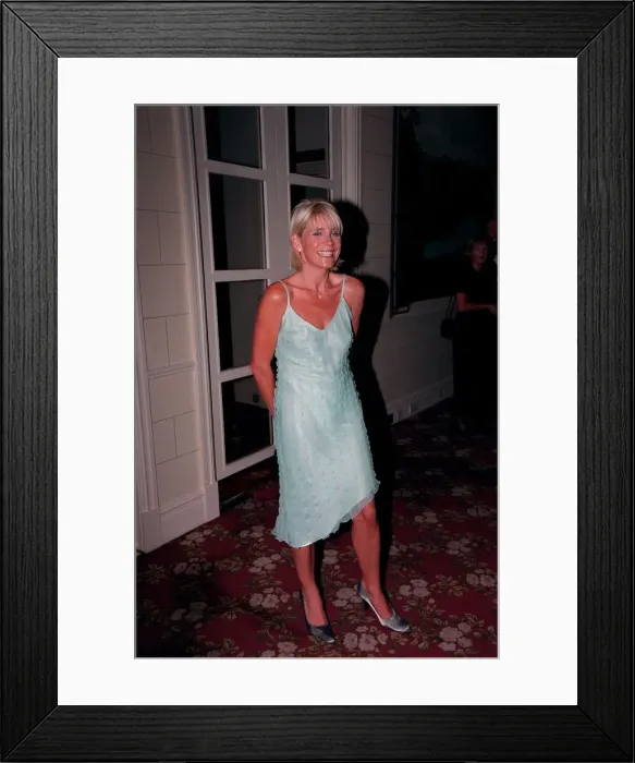 Framed Print : Michelle Collins Actress September 98 Eastenders actress arriving at the TV Quick