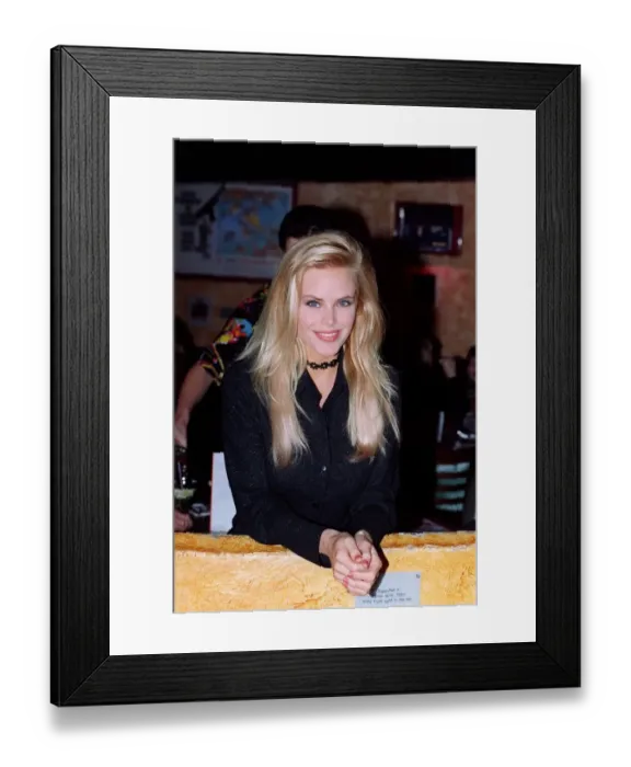 Framed Print : Gena Lee Nolin Actress Star of Baywatch at Planet Hollywood in london Framed Print : Gena Lee Nolin Actress Star of Baywatch at Planet Hollywood in london