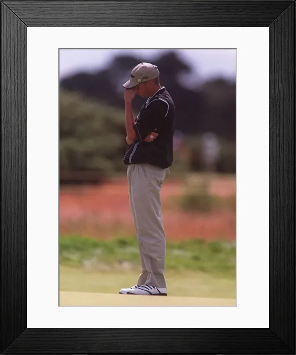 Framed Print : Sergio Garcia in trouble. Carnoustie, Scotland July 1999 Framed Print : Sergio Garcia in trouble. Carnoustie, Scotland July 1999