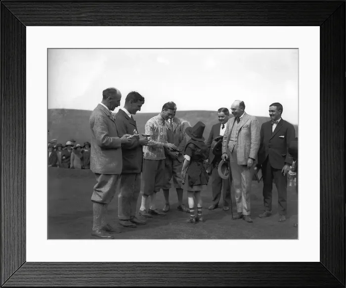 Framed Print : The Duke of York Evan Williams & F Hodges May 1924 at a golf tournament Framed Print : The Duke of York Evan Williams & F Hodges May 1924 at a golf tournament