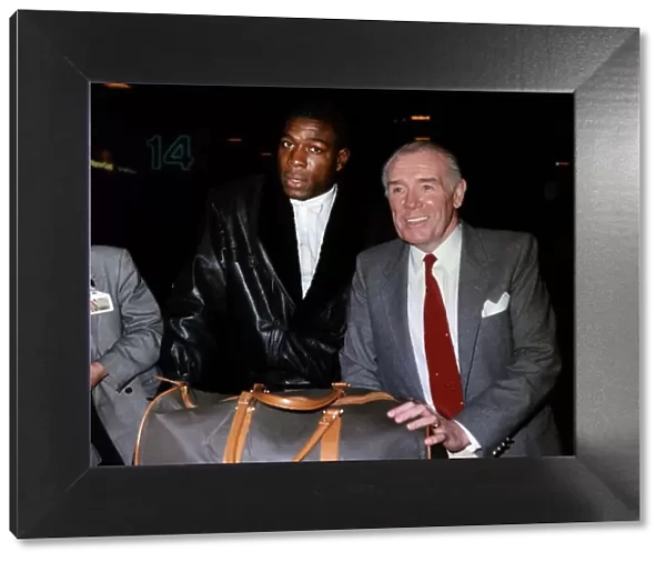 Frank Bruno Boxer with manager Terry Lawless