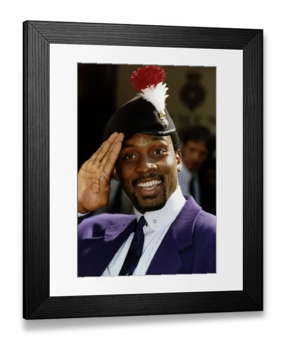 Framed Print : Nigel Benn Boxer