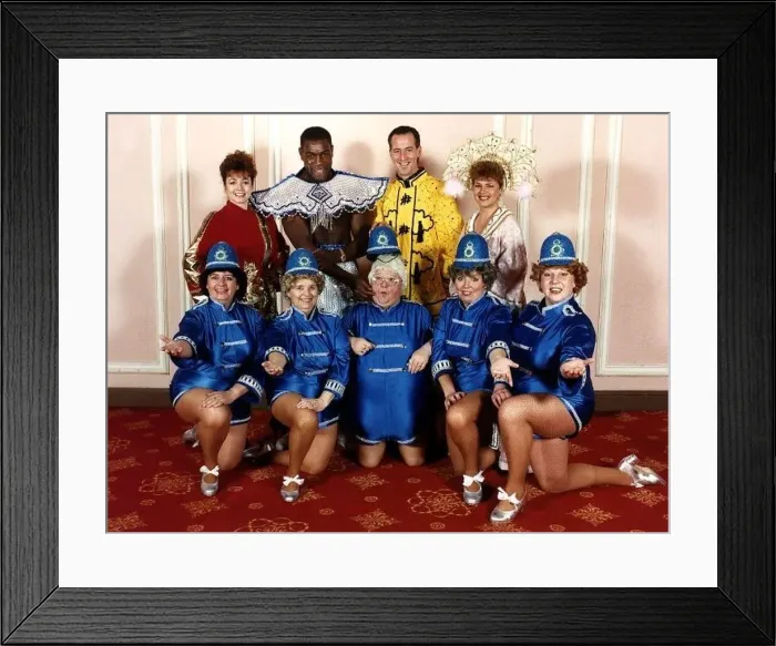  : Frank Bruno Former Boxer with comedian Michael Barrymore comedian and Roly Poly