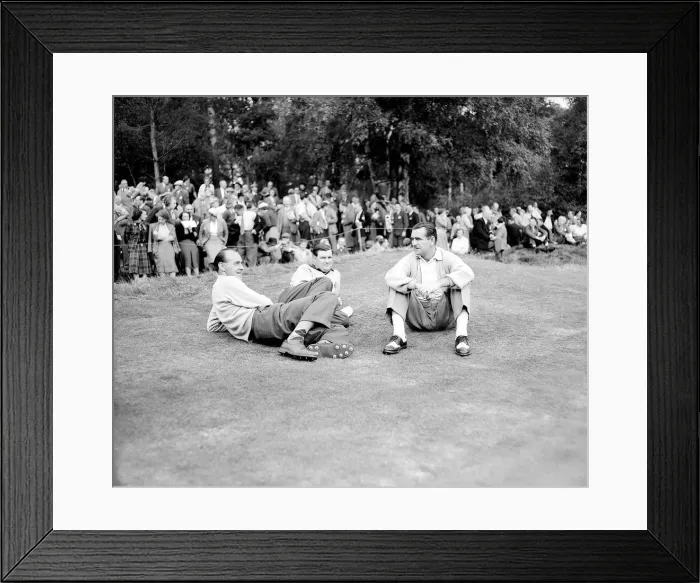 Framed Print : The Ryder Cup October 1953 Great Britain v USA The Ryder Golf Cup match