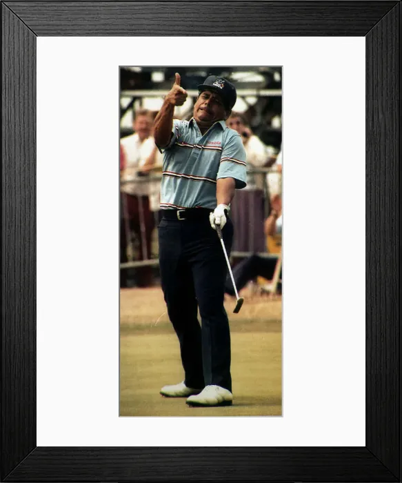 Framed Print : Lee Trevino USA Golfer July 1989 Framed Print : Lee Trevino USA Golfer July 1989
