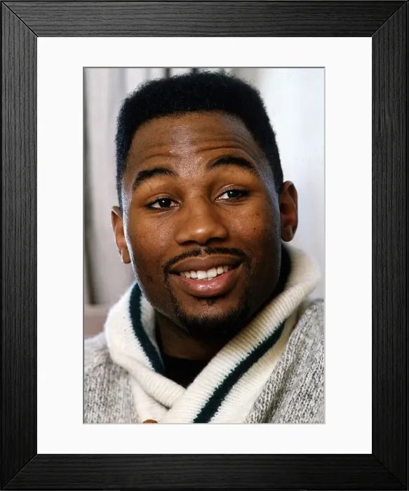 Framed Print : Lennox Lewis heavyweight boxer Framed Print : Lennox Lewis heavyweight boxer