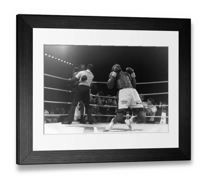 Framed Print : Chris Eubank Wins The Title