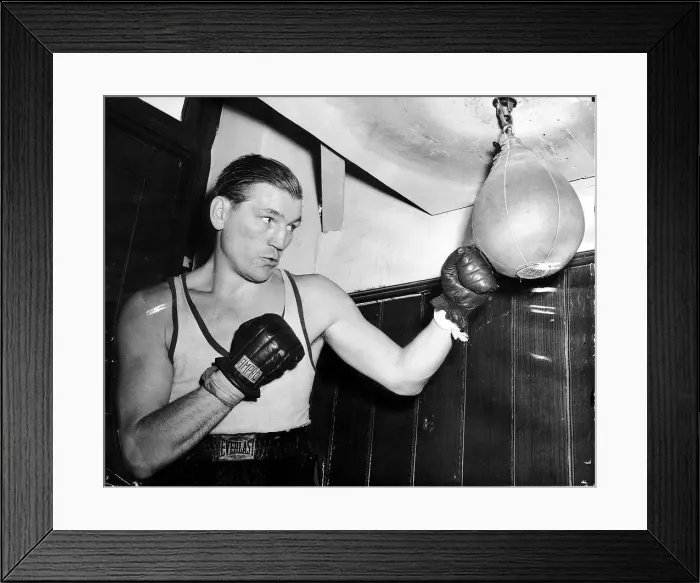 Framed Print : Tommy Farr Boxing Heavyweight Framed Print : Tommy Farr Boxing Heavyweight