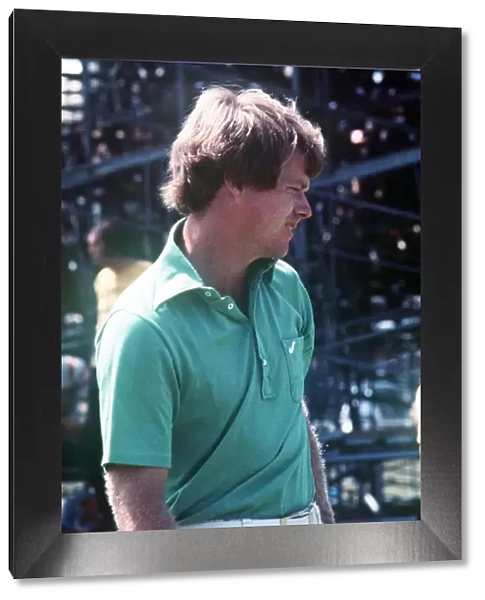 British Open 1977. Turnberry, Scotland, July 1977. Tom Watson British Open Golf