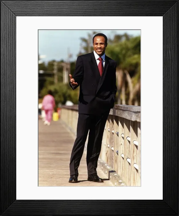 Framed Print : LLoyd Honeyghan Boxing Framed Print : LLoyd Honeyghan Boxing