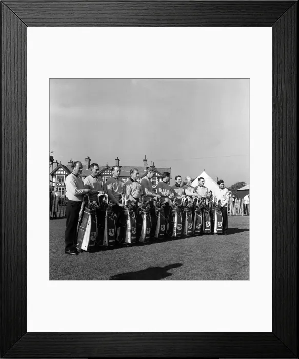 Framed Print : Golf Ryder Cup October 1961 The European Ryder Cup team at the Royal Lytham & St Framed Print : Golf Ryder Cup October 1961 The European Ryder Cup team at the Royal Lytham & St