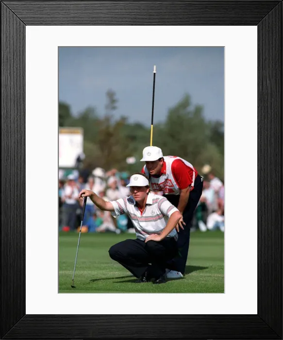 Framed Print : The Ryder Cup September 1989 Johnny Walker Ryder Cup 1989 Golf at The Belfry