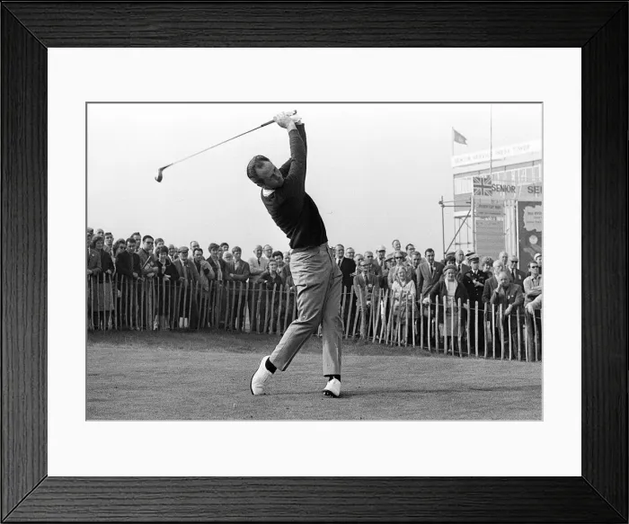 Framed Print : Ryder Cup Great Britain v USA Golf October 1965 American golder Tony Lema driving Framed Print : Ryder Cup Great Britain v USA Golf October 1965 American golder Tony Lema driving