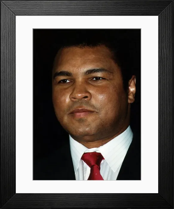 Framed Print : Muhammad Ali former heavyweight boxing champion. October 1989 Framed Print : Muhammad Ali former heavyweight boxing champion. October 1989