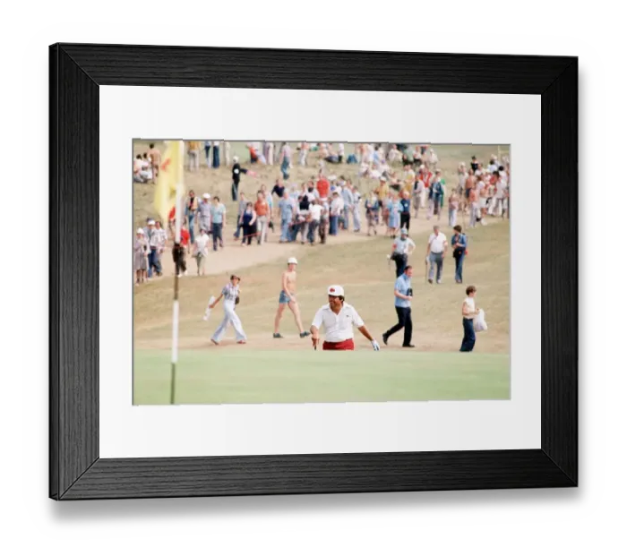 Framed Print : British Open 1977. Turnberry, Scotland, July 1977. British Open Golf Championships July Framed Print : British Open 1977. Turnberry, Scotland, July 1977. British Open Golf Championships July