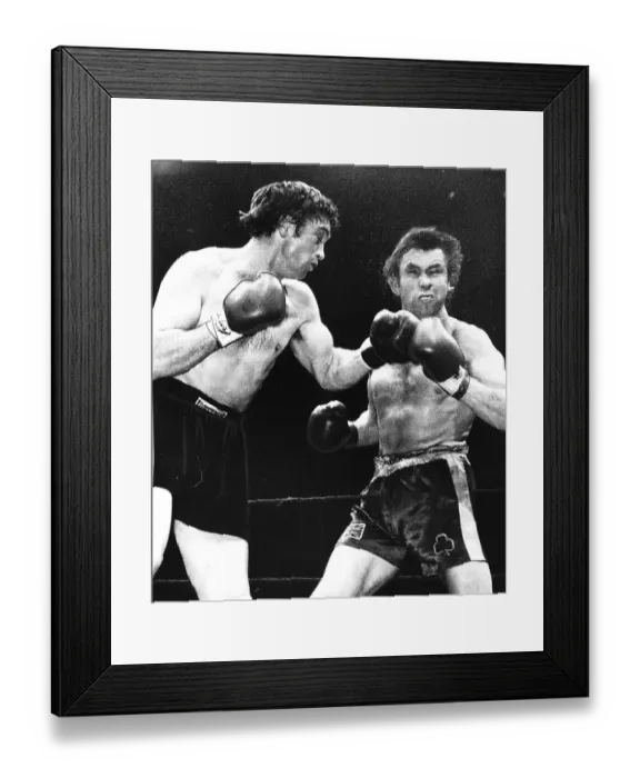 Framed Print : Chris Finnegan Boxer