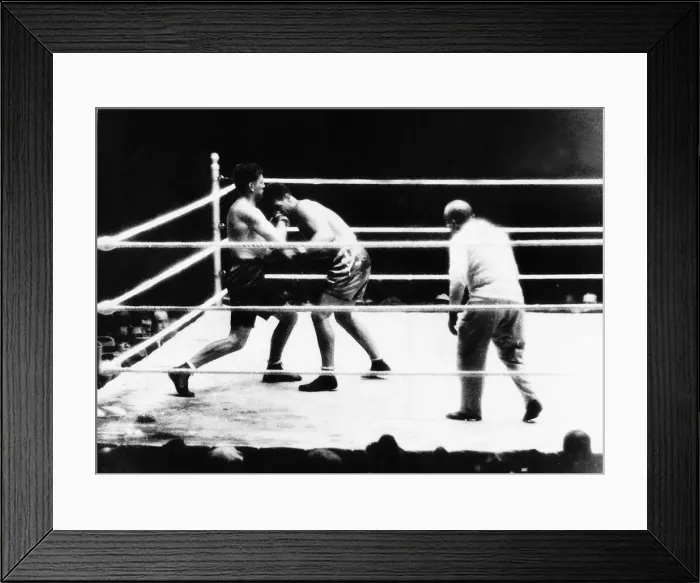 Framed Print : Birthday - Jack Dempsey born 24 June 1895 American boxer Jack Dempsey is born in