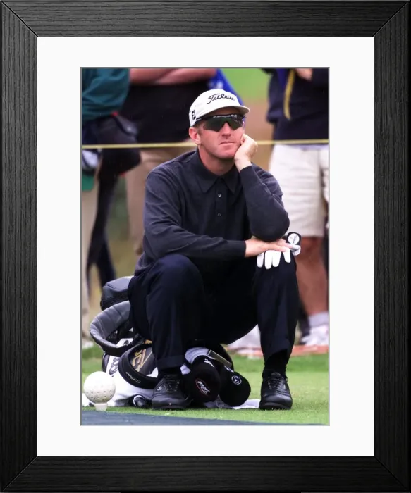 Framed Print : David Duval during his practice round at Carnoustie before the start of the 128th Open Framed Print : David Duval during his practice round at Carnoustie before the start of the 128th Open