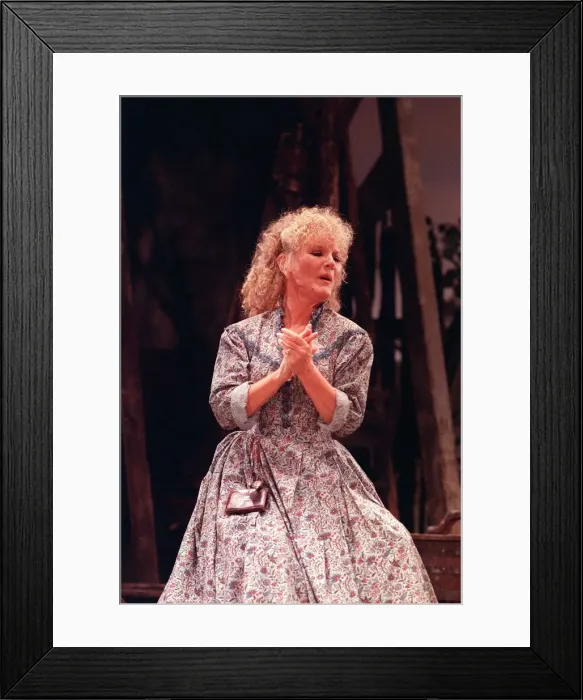 Framed Print : Petula Clark singer actress March 1990 in a scene from the play Someone Like Framed Print : Petula Clark singer actress March 1990 in a scene from the play Someone Like