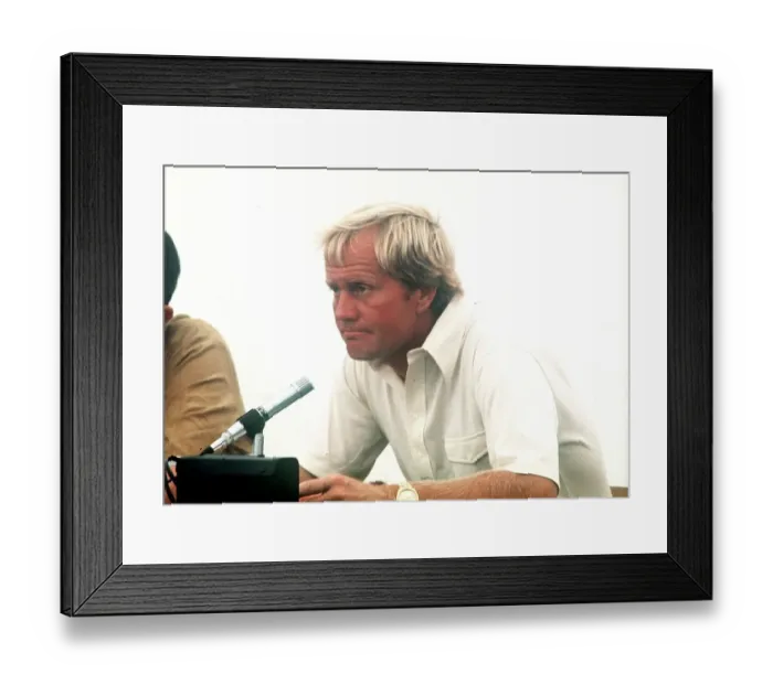 Framed Print : British Open 1977. Turnberry, Scotland, July 1977. Jack Nicklaus British Open Golf Framed Print : British Open 1977. Turnberry, Scotland, July 1977. Jack Nicklaus British Open Golf