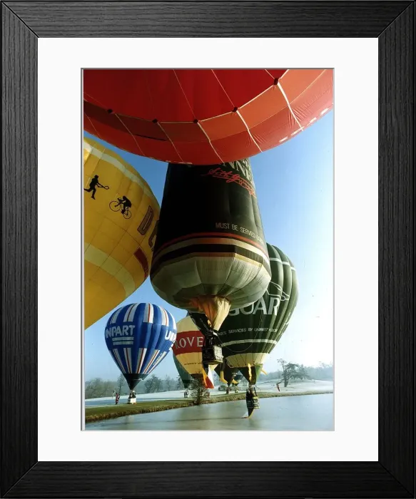 Framed Print : Hot Air Balloons 1996