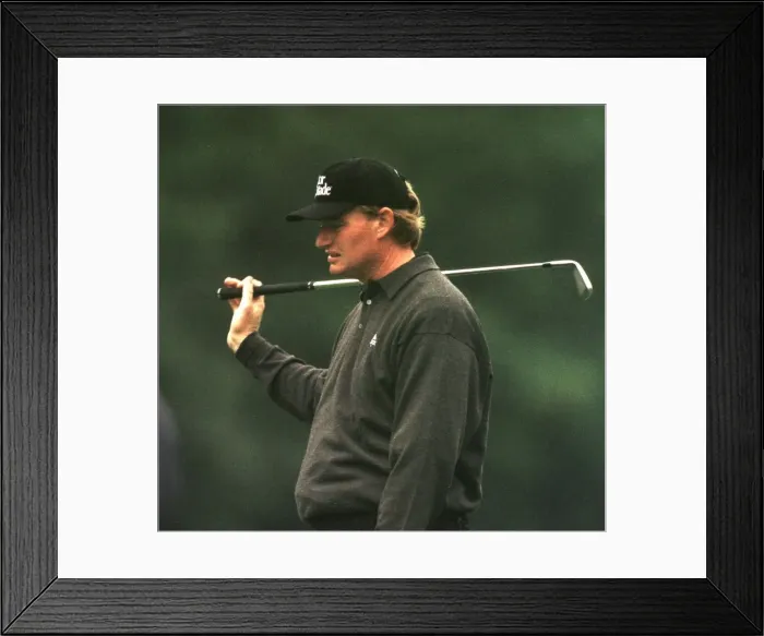 Framed Print : Golfer Ernie Els Wentworth World Matchplay October 1998 unhappy about his approach Framed Print : Golfer Ernie Els Wentworth World Matchplay October 1998 unhappy about his approach