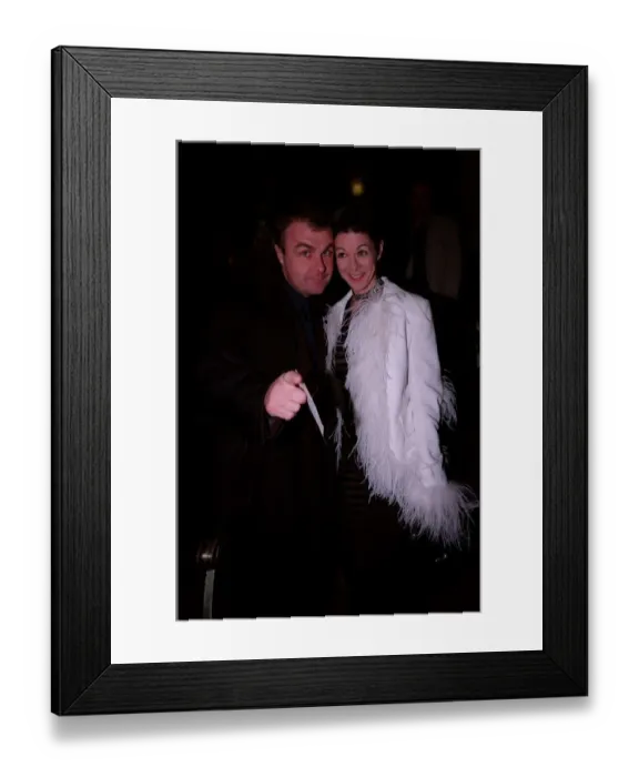 Framed Print : Paul Ross TV Presenter October 1998 Arriving at the Savoy Theatre for the London Framed Print : Paul Ross TV Presenter October 1998 Arriving at the Savoy Theatre for the London